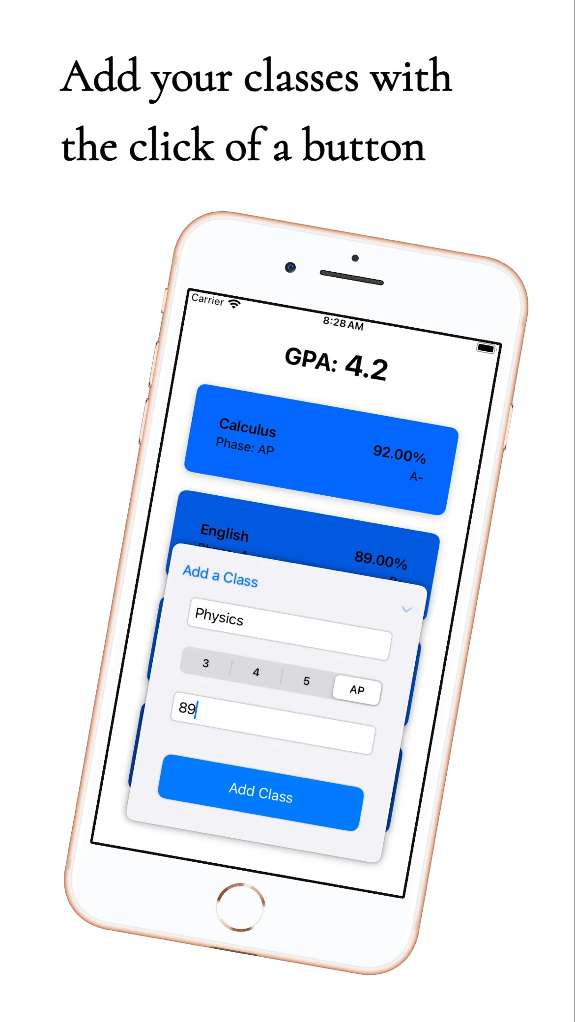 GPA Calculator for CSW screenshot 2