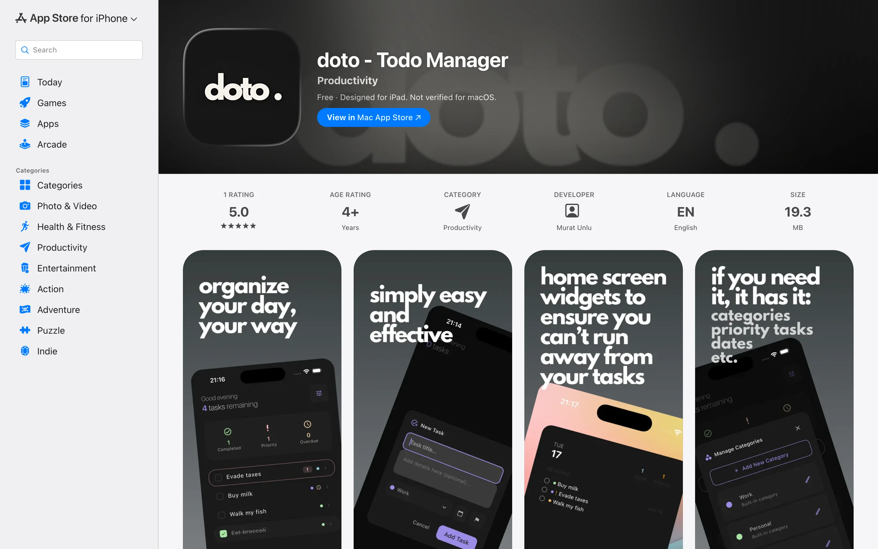 Doto screenshot 1