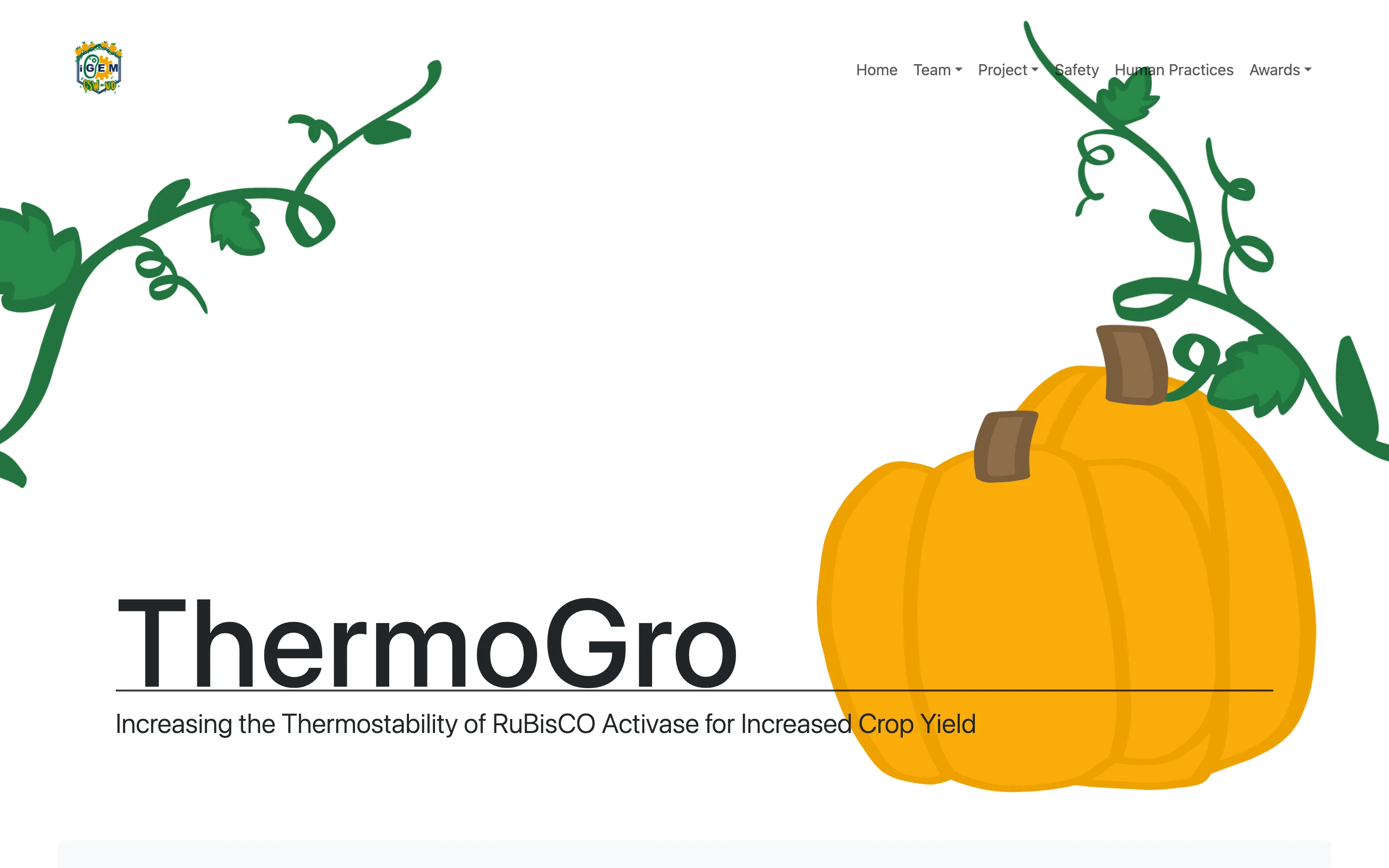 iGEM Competition Wiki screenshot 1