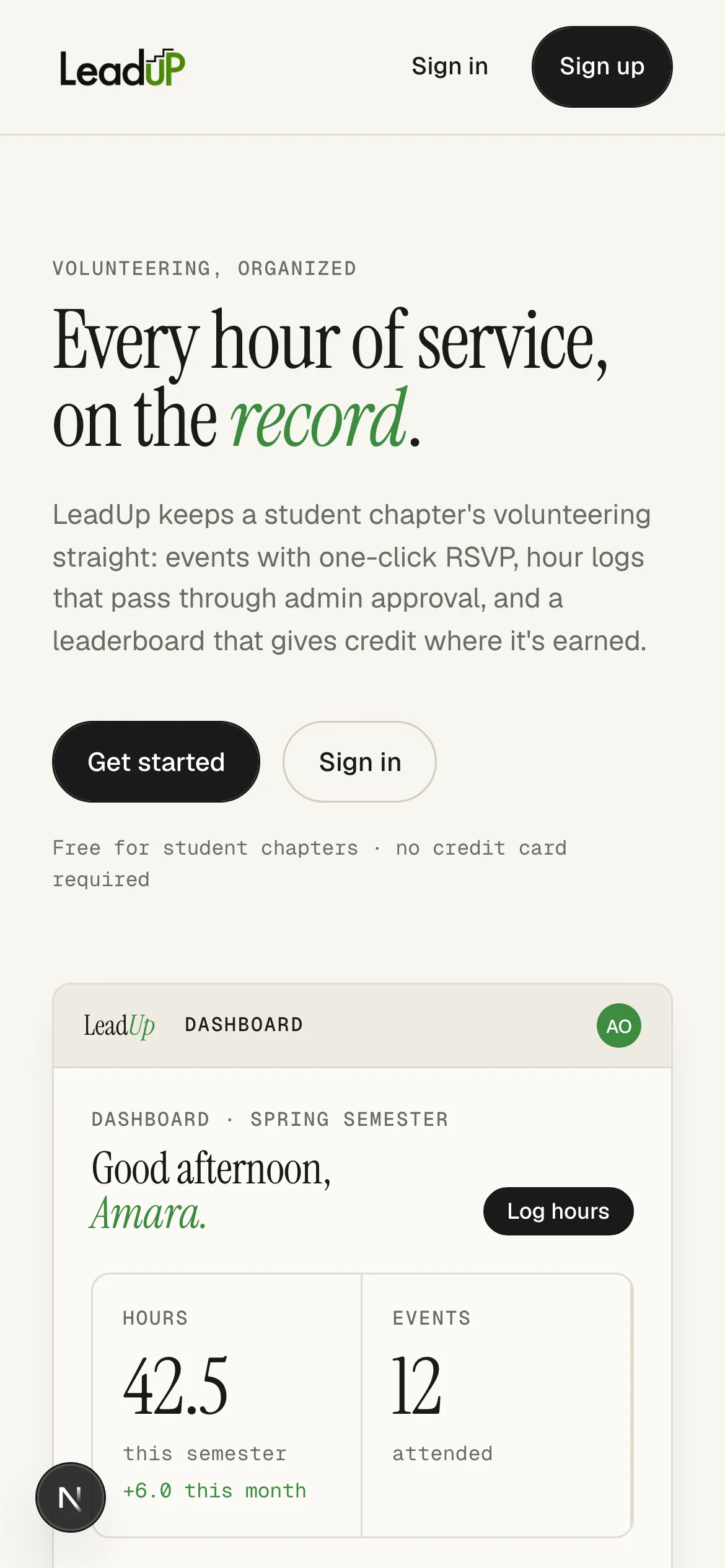 LeadUp screenshot 5