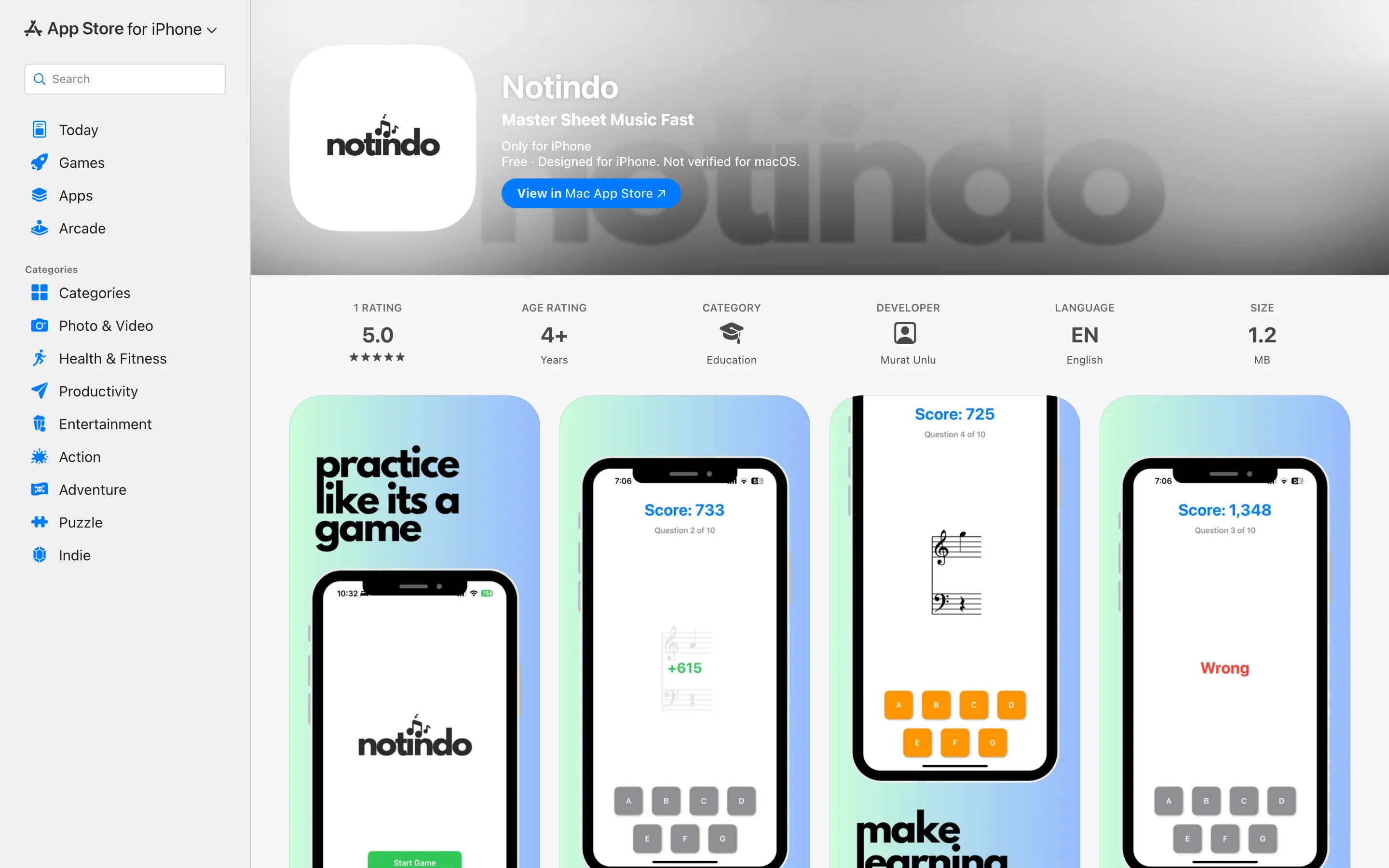 Notindo screenshot 1