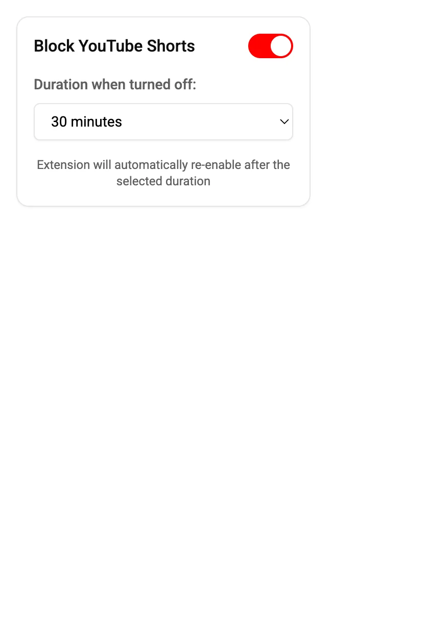 ShortsBlocker screenshot 3